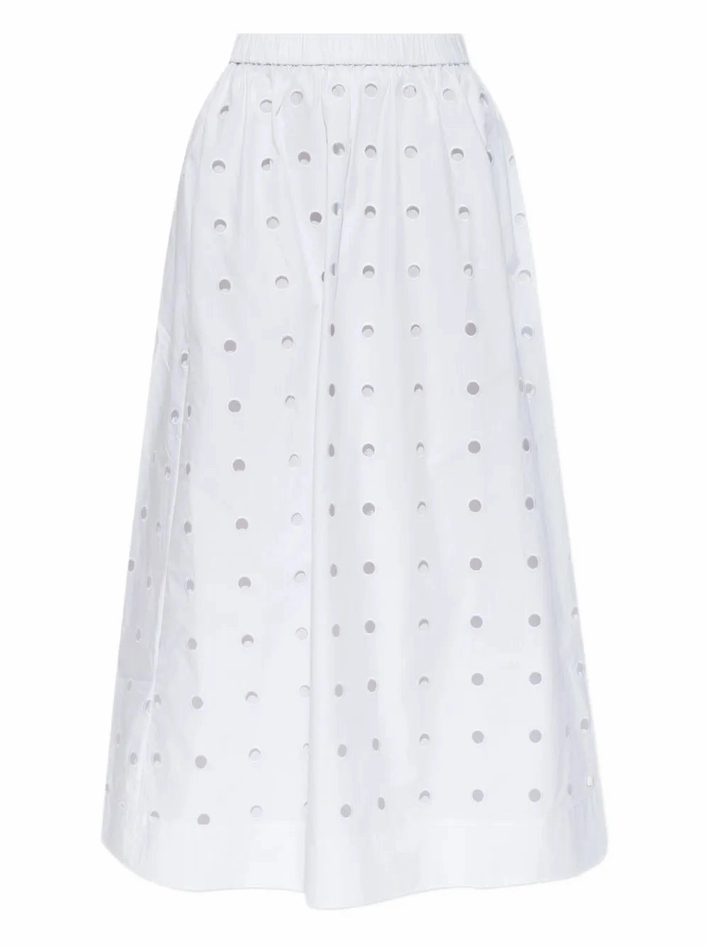 Flexible Outerwear Peggy Skirt in Vintage White