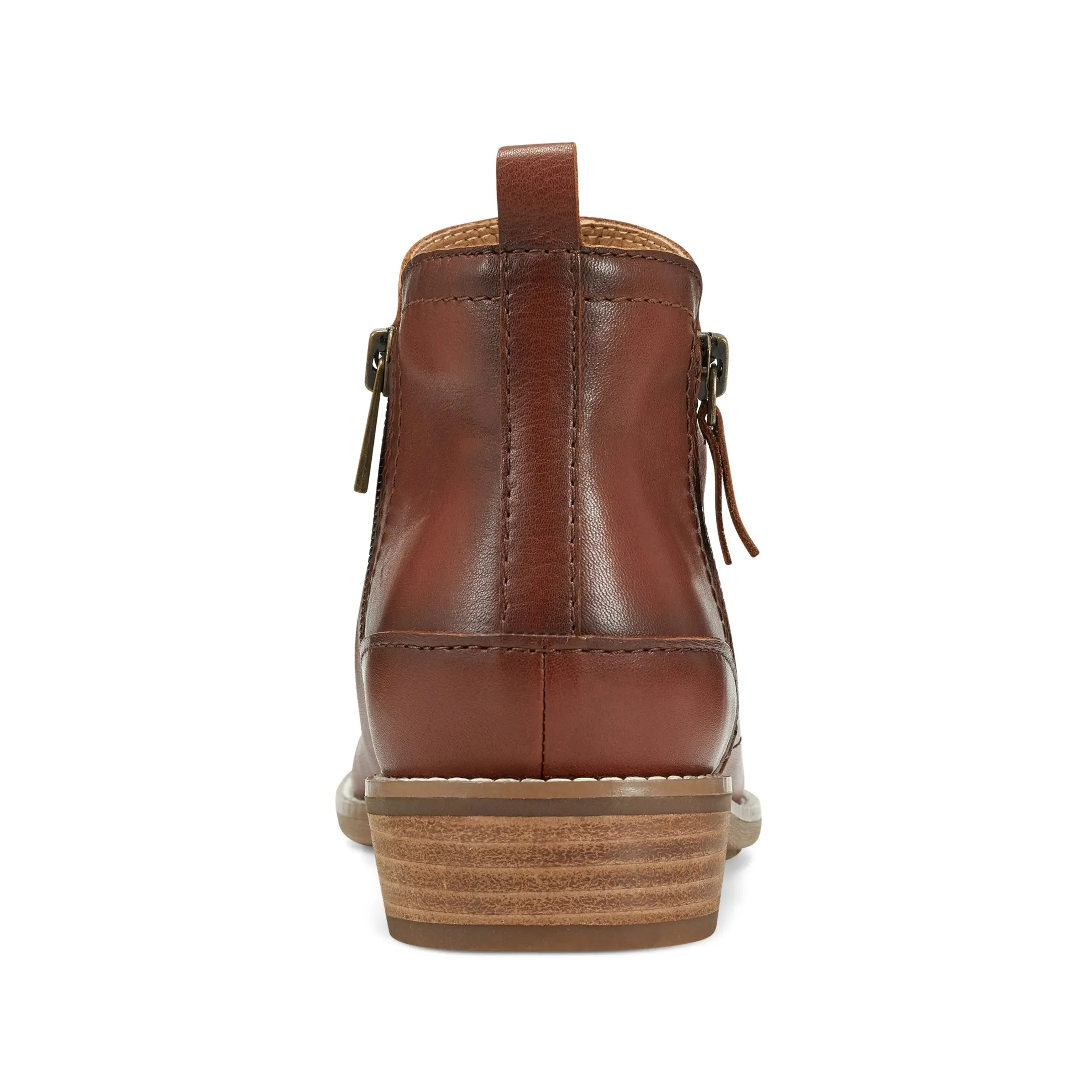 Built-in wear Nadya Round Toe Ruched Casual Booties