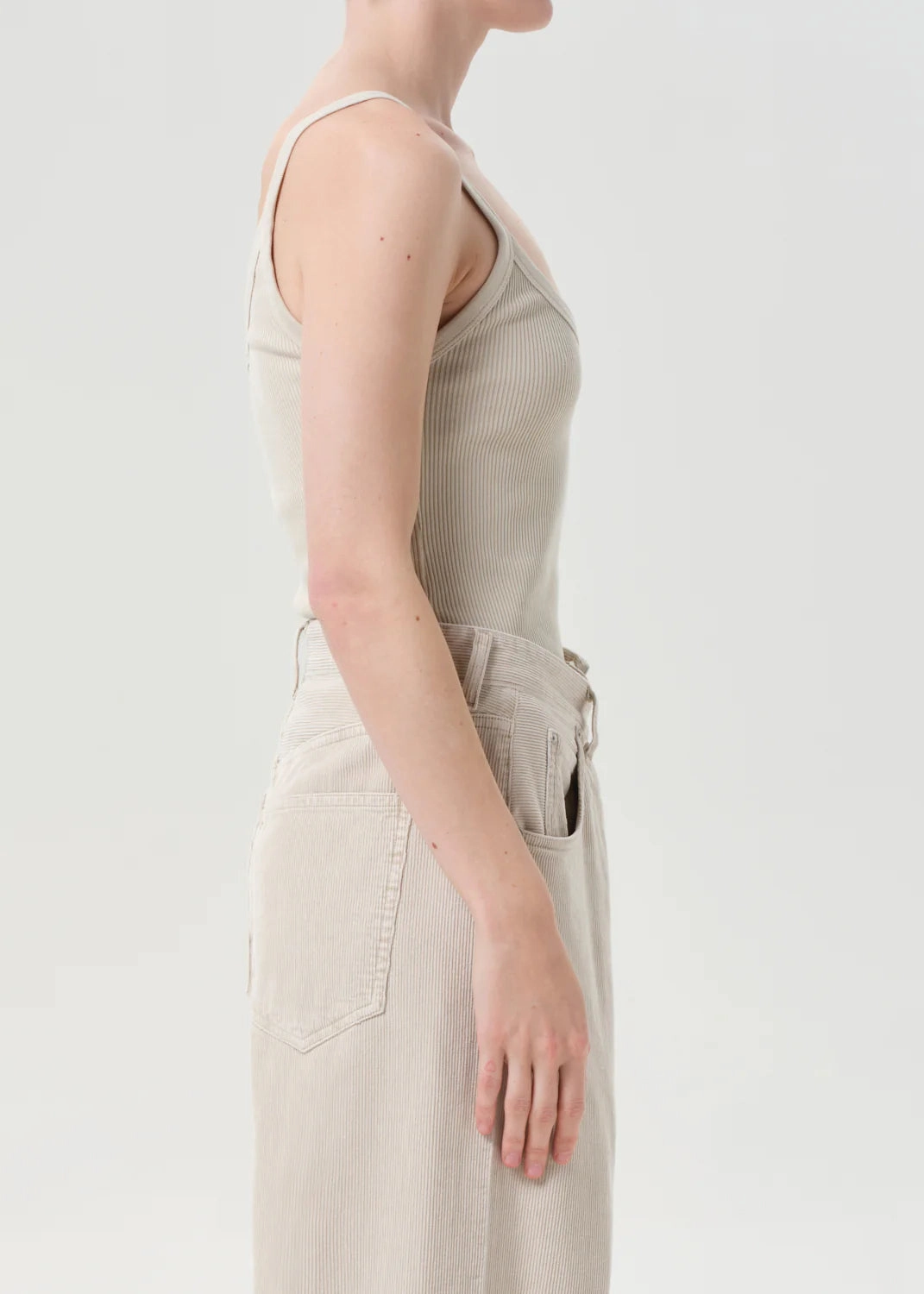 Creative Flow Jordan Tank in Rice Grass