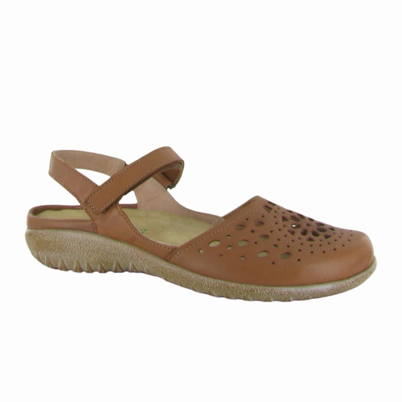 Quick Glam Balanced feel Naot Arataki Backstrap Sandal (Women) - Caramel Leather