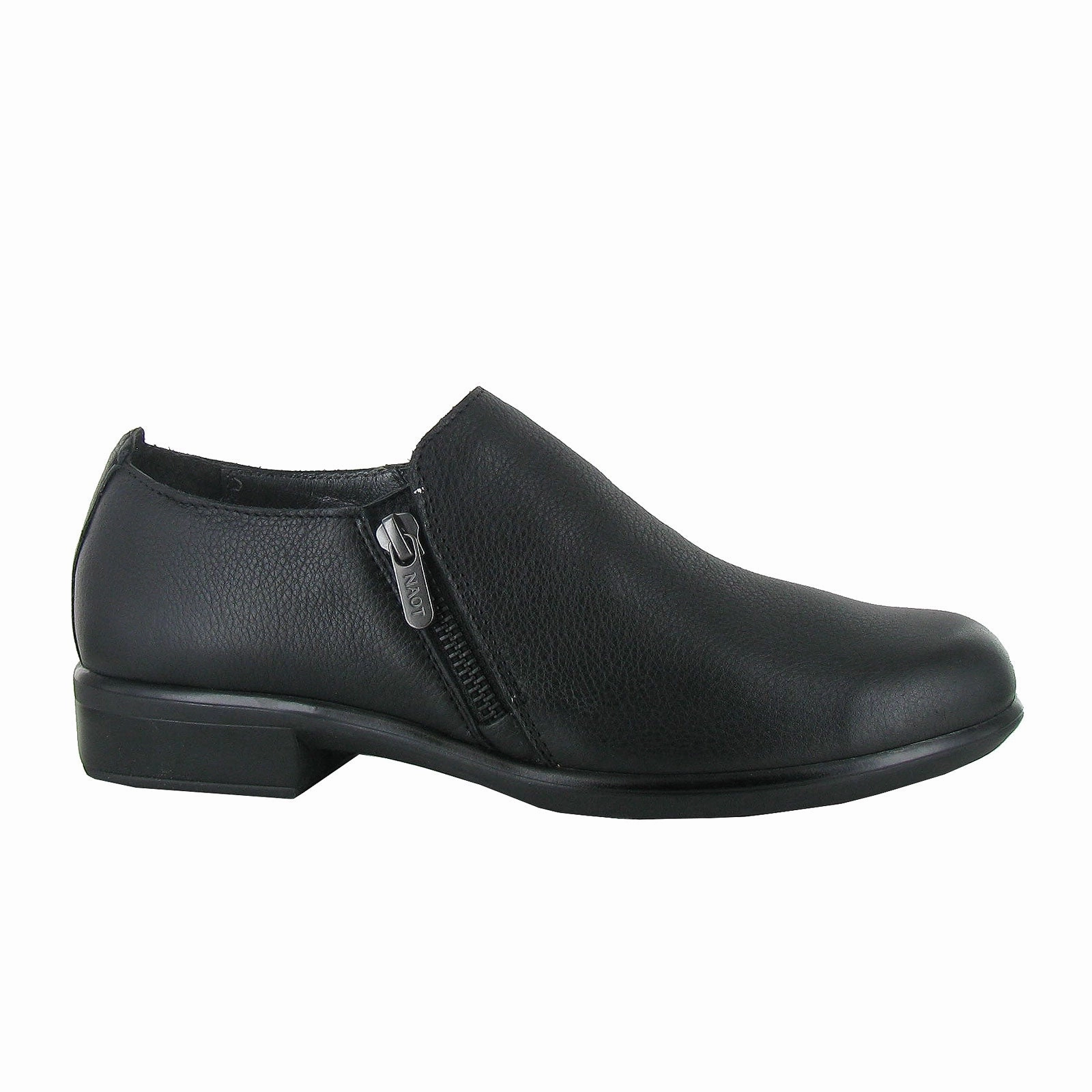 Naot Autan Slip On (Women) - Soft Black Leather velvet feel Relaxed and Effortless