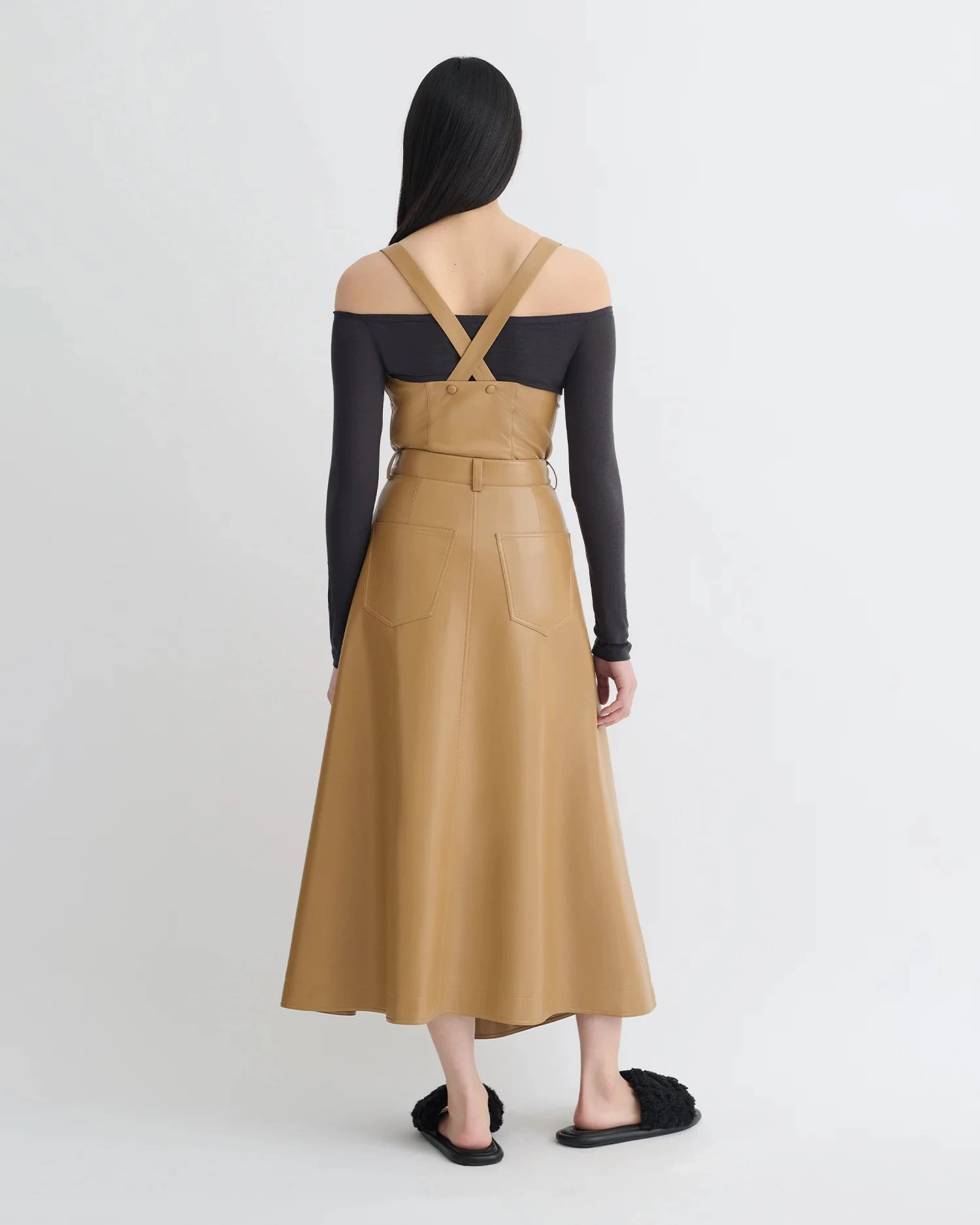 Neith Skirt in Oak Timeless Cardigan