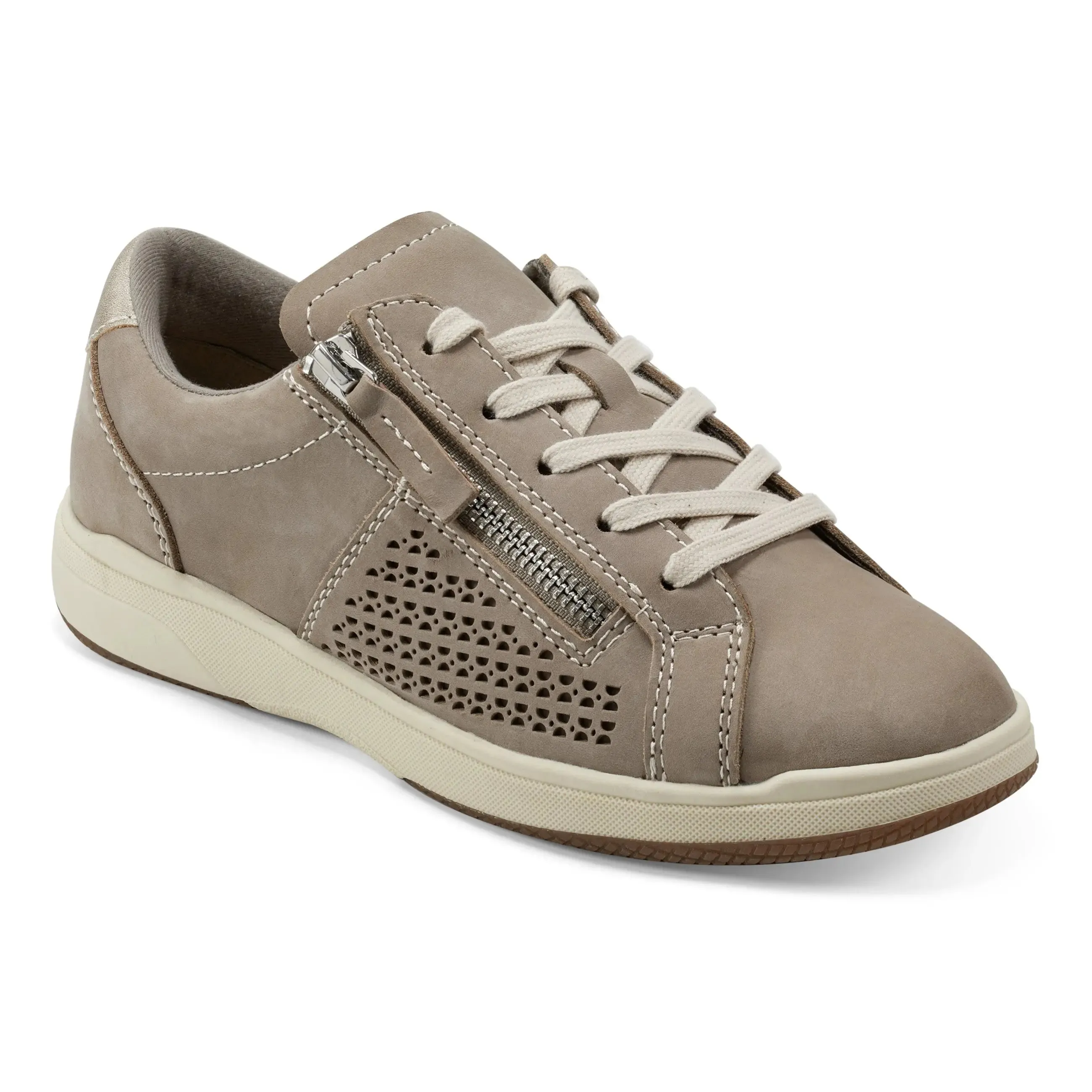 Netta Round Toe Casual Lace-up Sneakers street walkers' sneakers Low Profile Silhouette