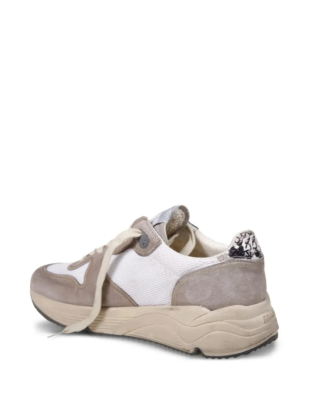 Running Sole LTD Mesh in Optic White/Grey/Rock Clogs Moisture Wicking Lining