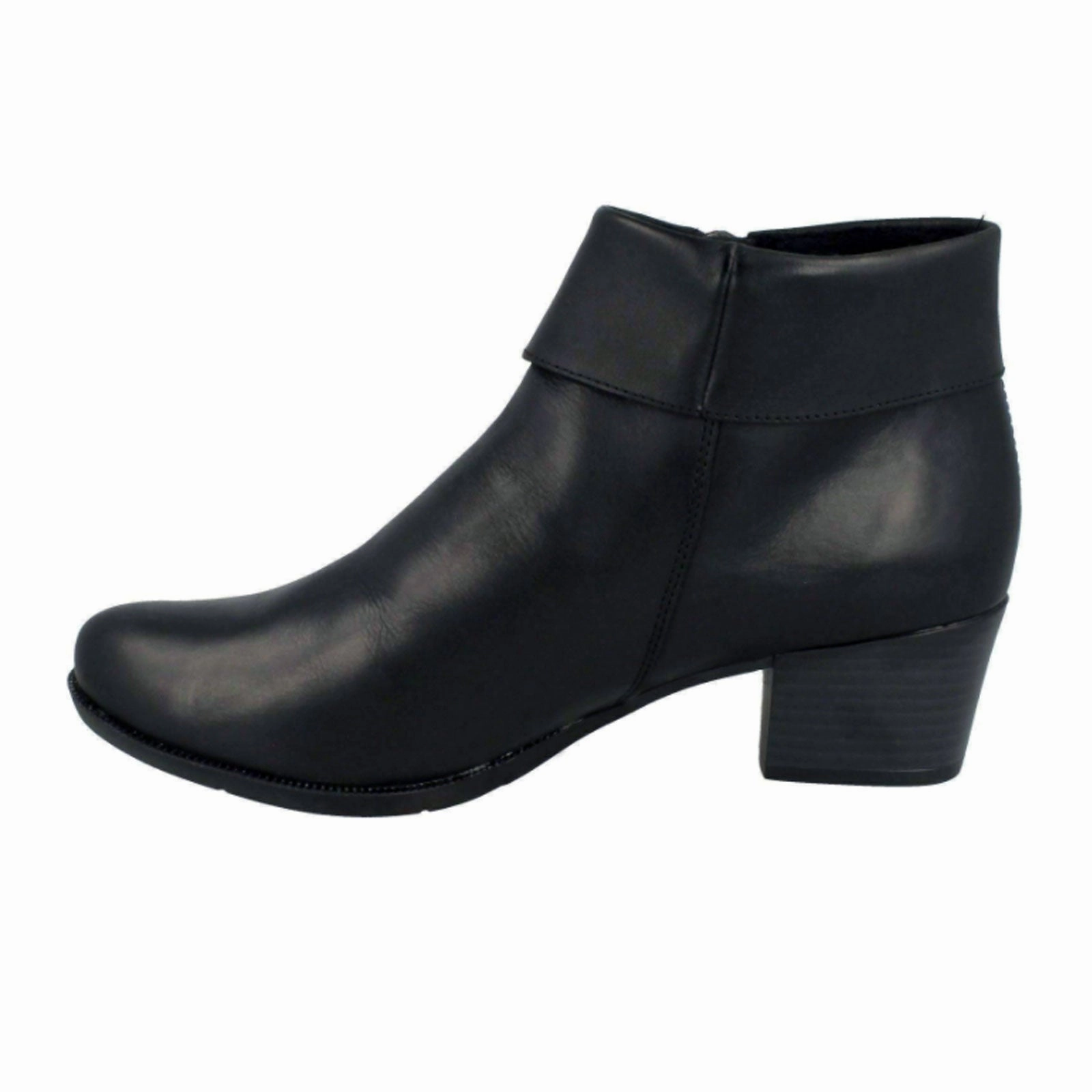 Travel Option Timeless Soft Remonte R5674-01 Ankle Boot (Women) - Black