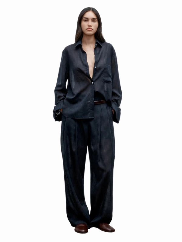 MinimalistDesign Stylish Hat Next Morning Shirt in Midnight/White