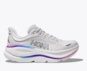 HOKA WOMENS BONDI 9 - COSMIC GREY / WHITE unisex - style Durable arch