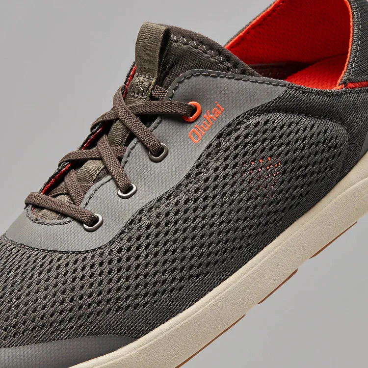 OLUKAI MENS MOKU PAE - ISLAND SALT / KOI cushioning - level Orthotic Friendly Design