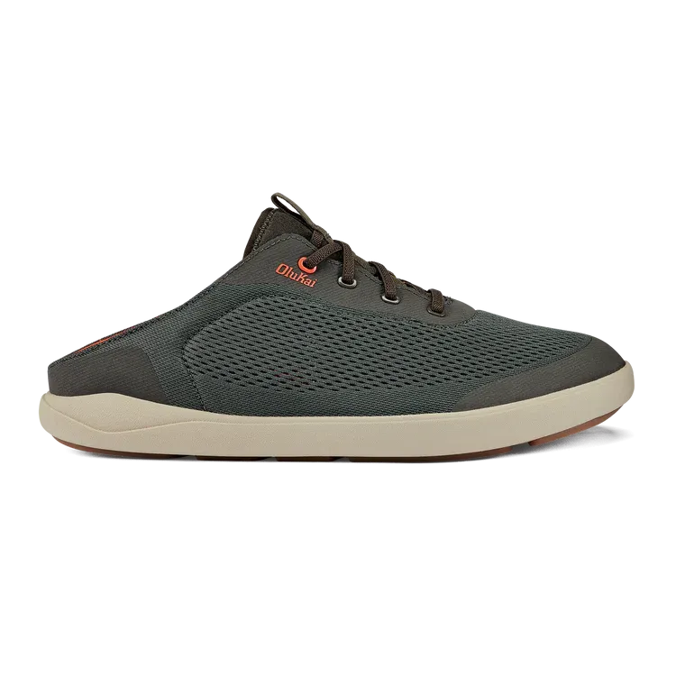 Cushioned Heel Support OLUKAI MENS MOKU PAE - ISLAND SALT / KOI