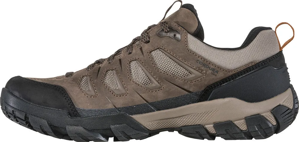 OBOZ MEN'S SAWTOOTH X LOW WATERPROOF SHOE Supportive Heel Counter