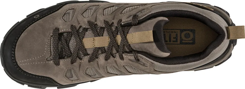 OBOZ MEN'S SAWTOOTH X LOW WATERPROOF SHOE Impact-absorbing seniors' comfort