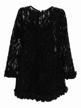 Odessa Mini Dress in Black Minimalist Style Light Sweatshirt