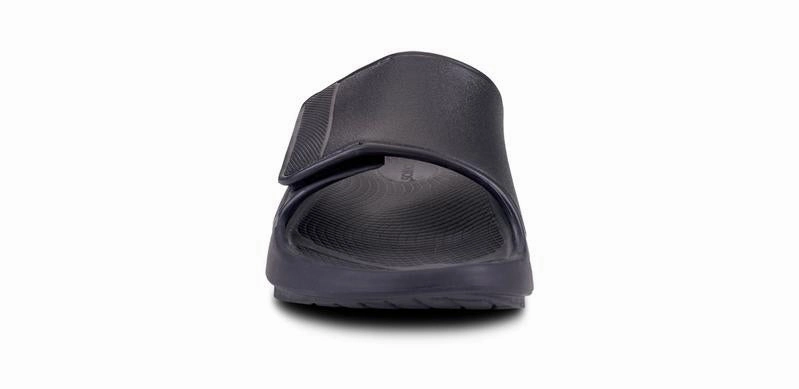 OOFOS OOAHH FLEX SLIDE BLACK MATTE Simple Wear Open Toe