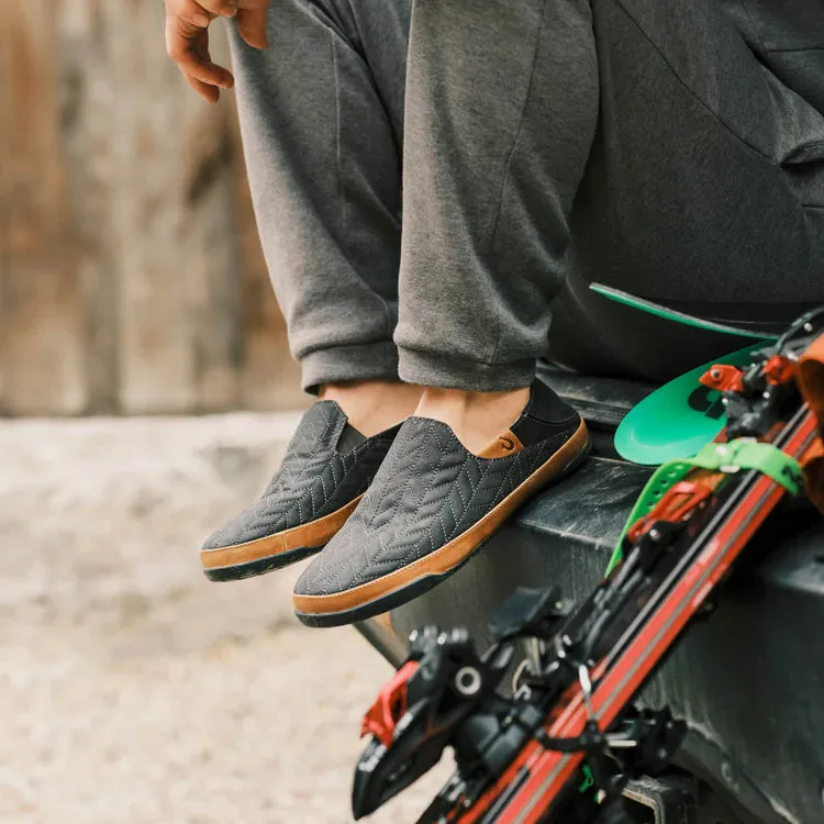 OLUKAI  MENS HANOHANO - DARK SHADOW Easy - to - Clean