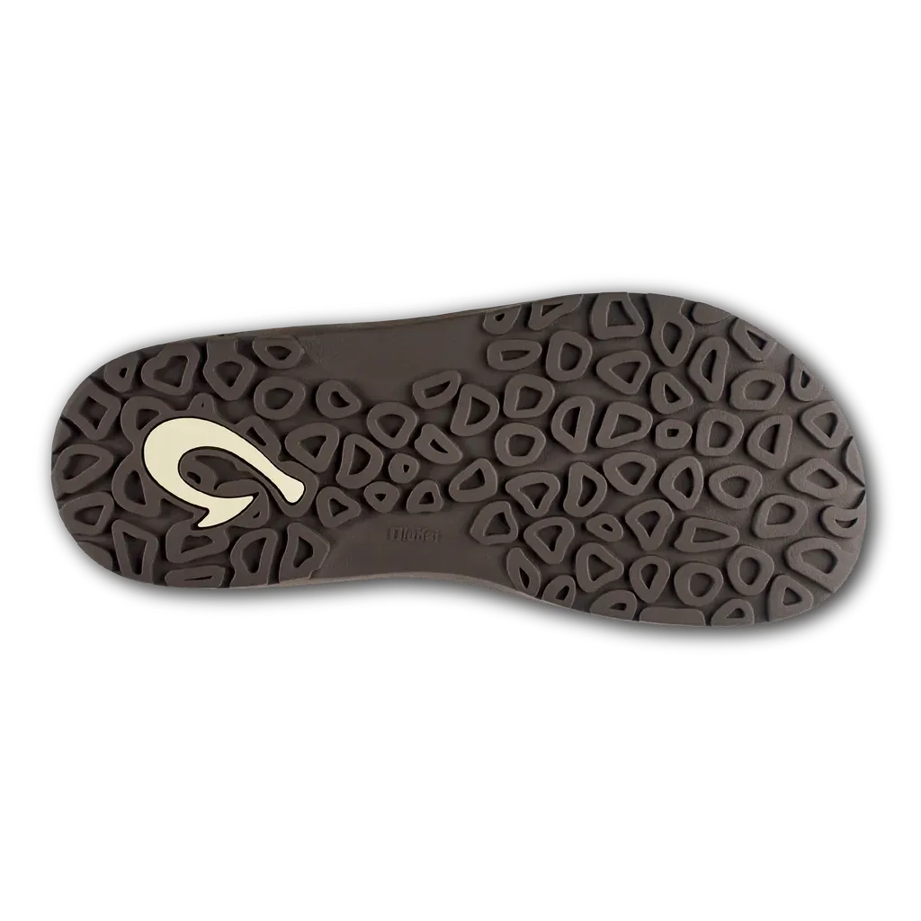 Sustainable Manufacturing Printed OLUKAI MENS OHANA SANDAL - DARK JAVA