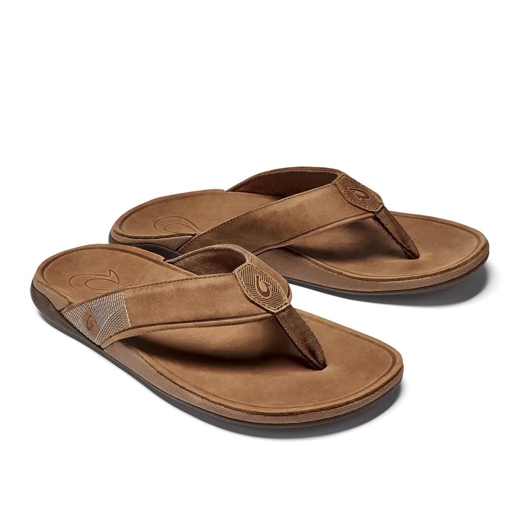 travel - style OLUKAI MEN'S TUAHINE SANDAL - TOFFEE