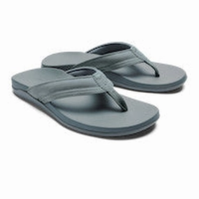 Flexible Sandals Daily Wear OLUKAI MAHA GREY