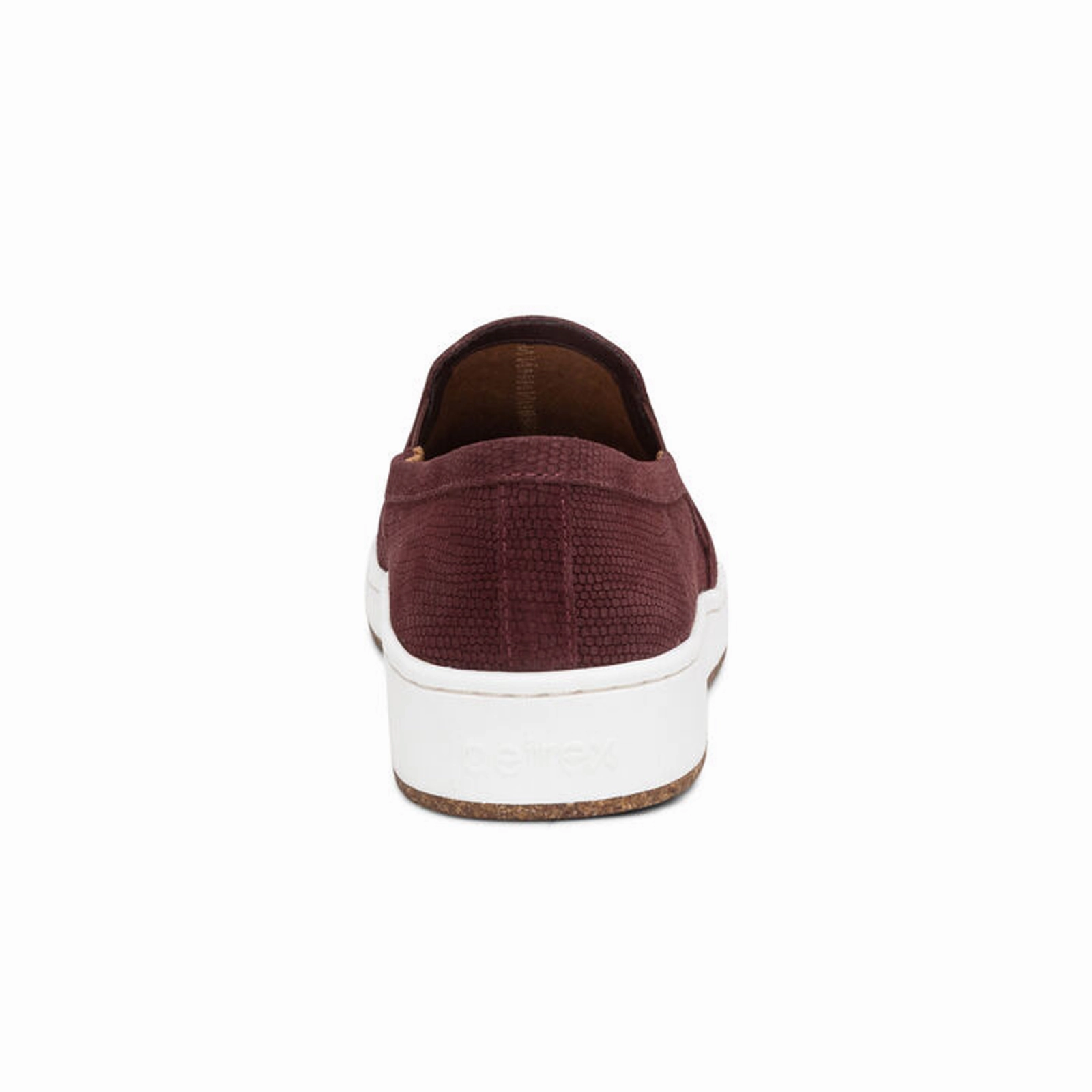 Effortless Pair Aetrex Kenzie Slip On (Women) - Burgundy Croc