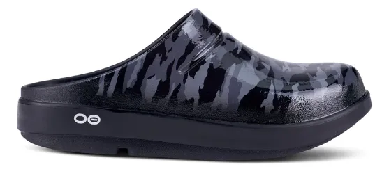 OOFOS 1200 OOCLOOG CLOG -  BLACK CAMO student - style
