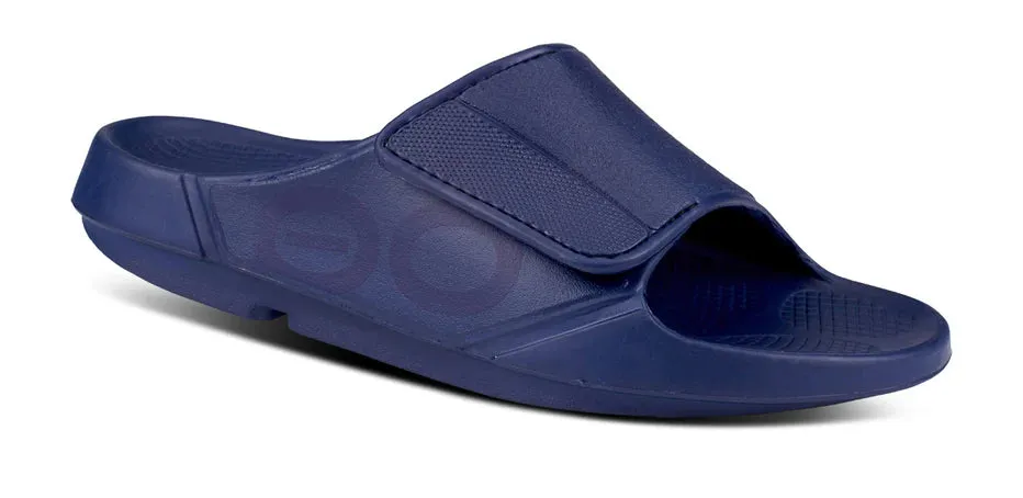 Breathable Insoles OOFOS 1550 OOAH SPORT FLEX SLIDE - NAVY