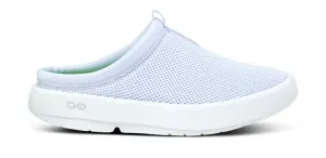 OOFOS 5275WOMENS SPORT MULE - PURPLE JADE Ventilated Upper Rough texture