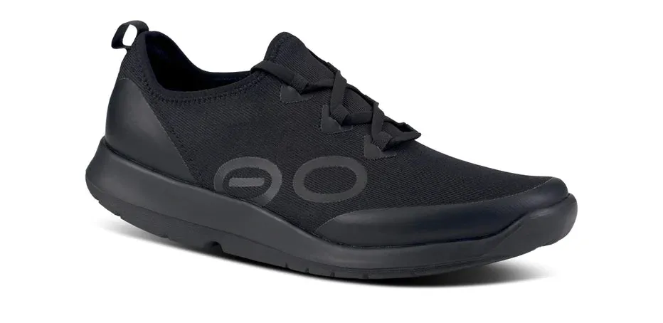 Plush Lining OOFOS WOMEN'S OOMG SPORT LS LOW SHOE - BLACK