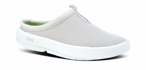 OOFOS OOCOOZIE SPORT MULE GRAY Quick Vibe Light Summer Slides