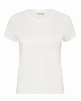 Comfortable Coat Organic Cotton Baby Tee in White