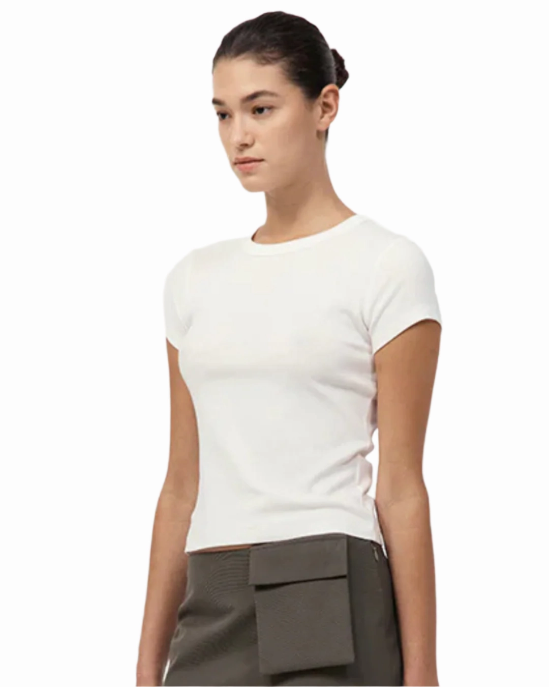 Chic Design Organic Cotton Baby Tee in White