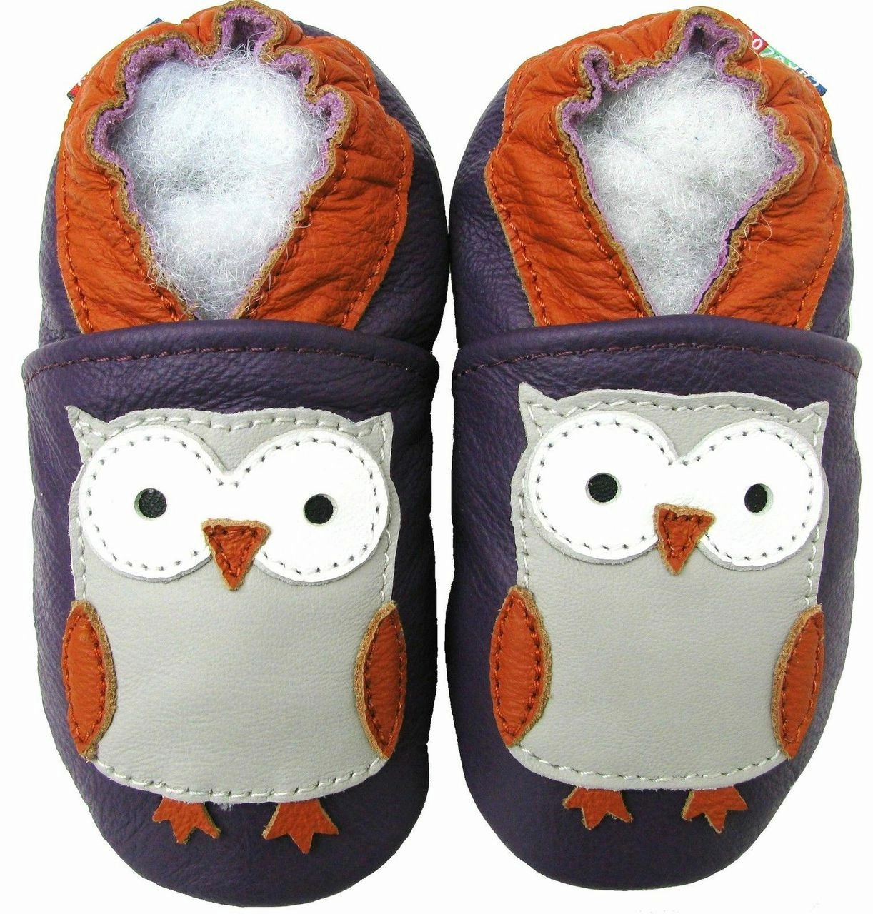 Owl Purple up to 4 Years Easy to Wear Slip-resistant fit