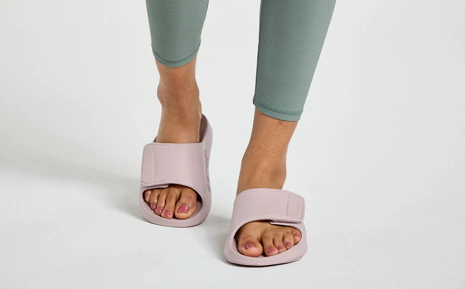 OOFOS OOAHH FLEX SLIDE STARDUST Casual Beach Shoes Comfortable Beach Footwear