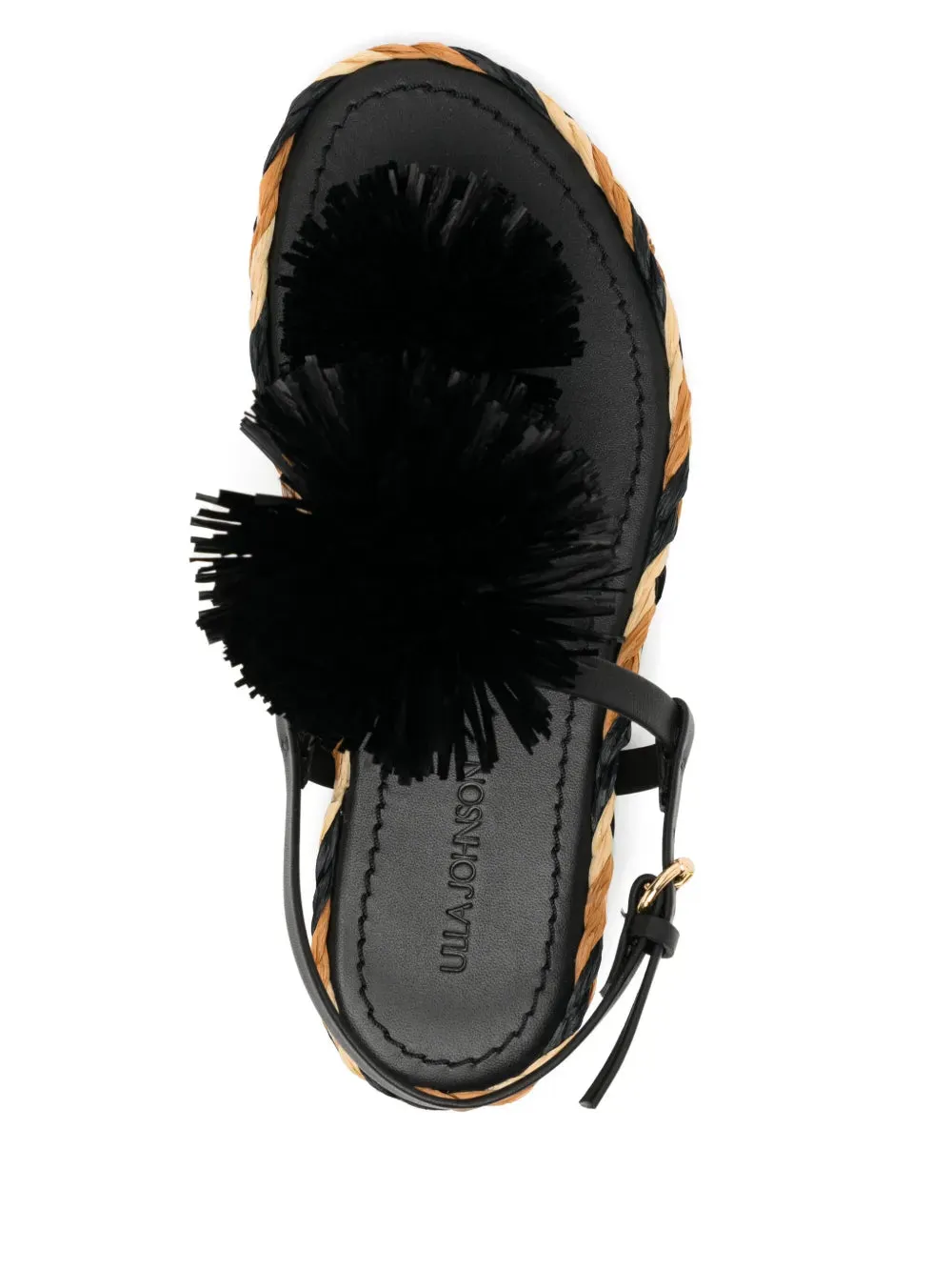 Ingrid Espadrille in Noir afternoon Zip Closure