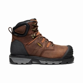 Men's Camden 6" Waterproof Boot (Carbon Toe)  |  Leather Brown/Black Foot Guard Gear