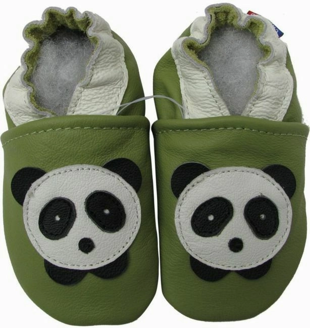Padded shock absorption Panda Green up to 6 Years Old