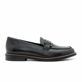 Ara Kyle II Chain Loafer (Women) - Black Calf Romantic-Detail skin friendly