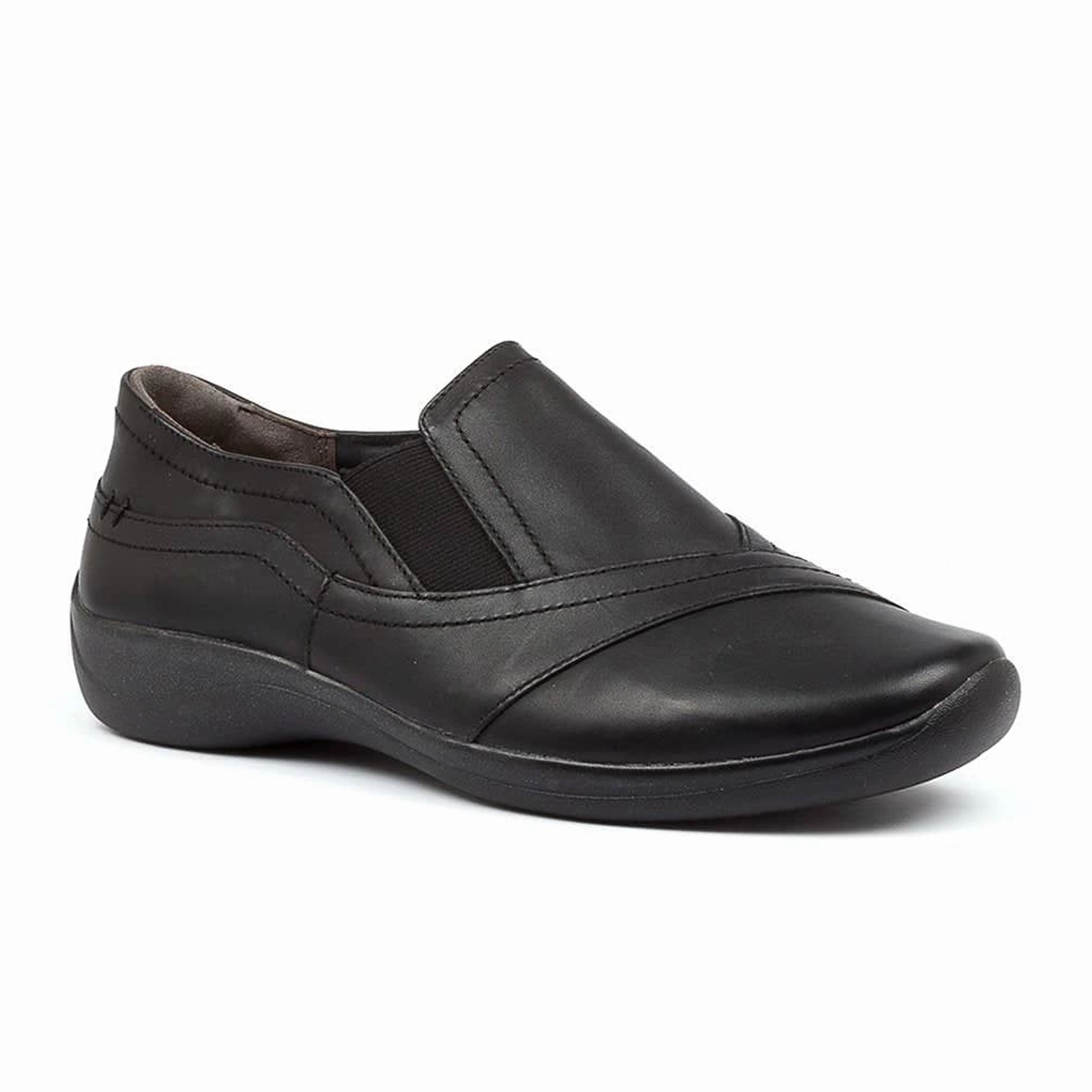Flattering Waist Design Fit Ziera Java XF Slip On (Women) - Black