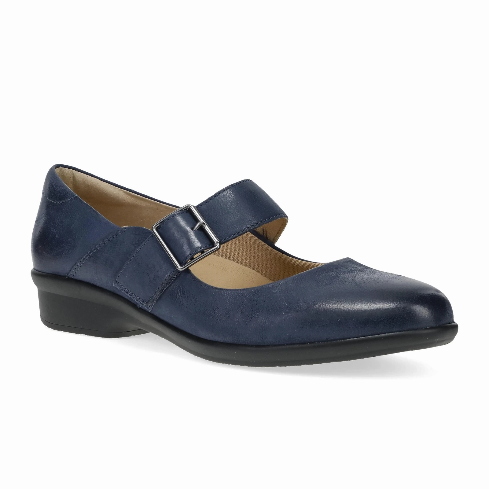 Minimalist Look Dansko Collette Mary Jane (Women) - Navy Burnished Nubuck