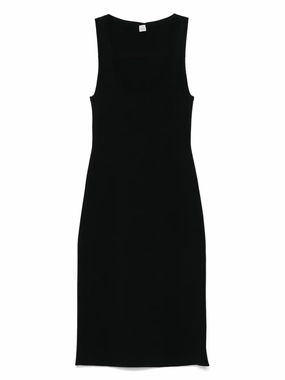 SustainableBlend Storm Core Short Tank Dress in Black
