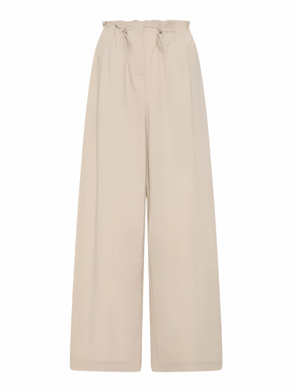 Petit Paperbag Waist Pants in Creme athletic shoes