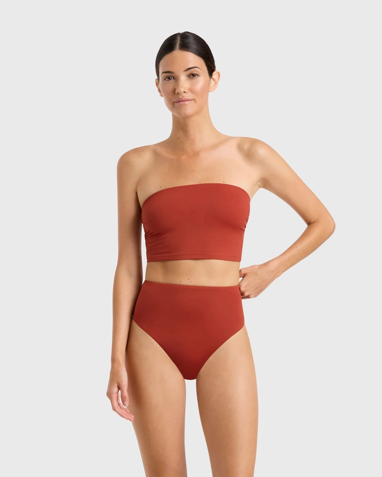 Poppy Bikini Bottom in Sienna Student Cool