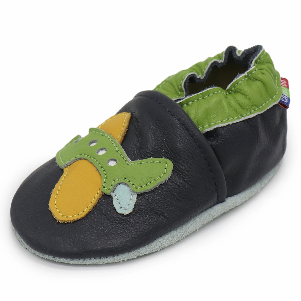 Green Airplane Dark Blue up to 6 Years Stretchy top