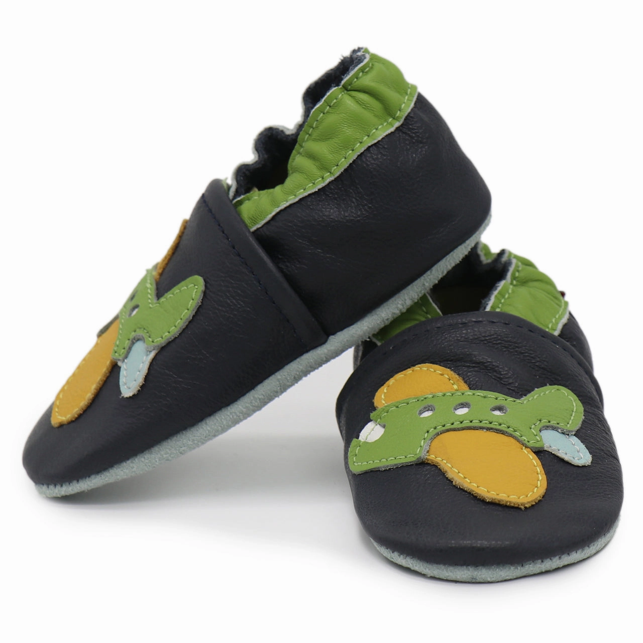 Boosted flair Soft Orthotic Insole Green Airplane Dark Blue up to 6 Years