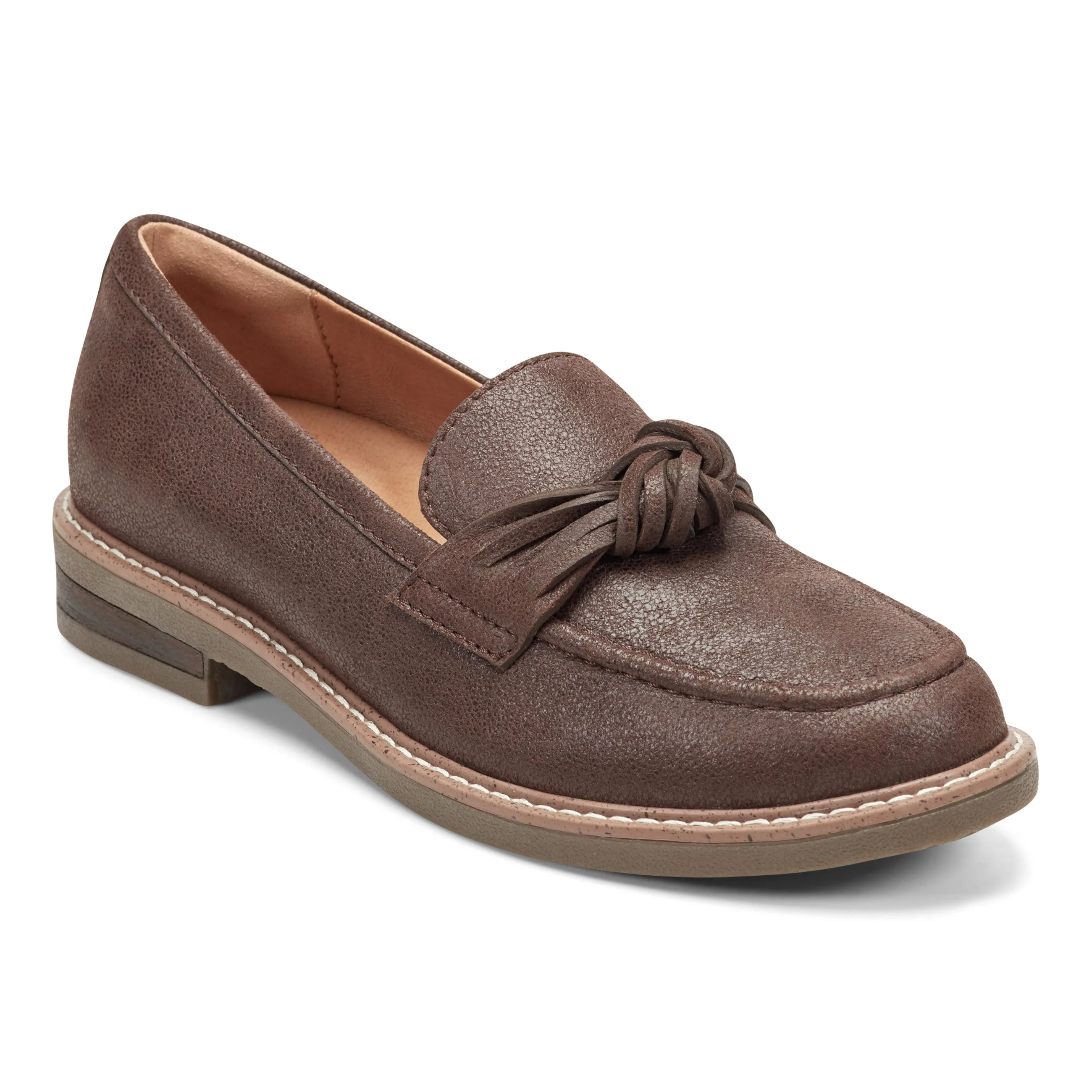 Elastic Collar Jayde Knotted Loafers