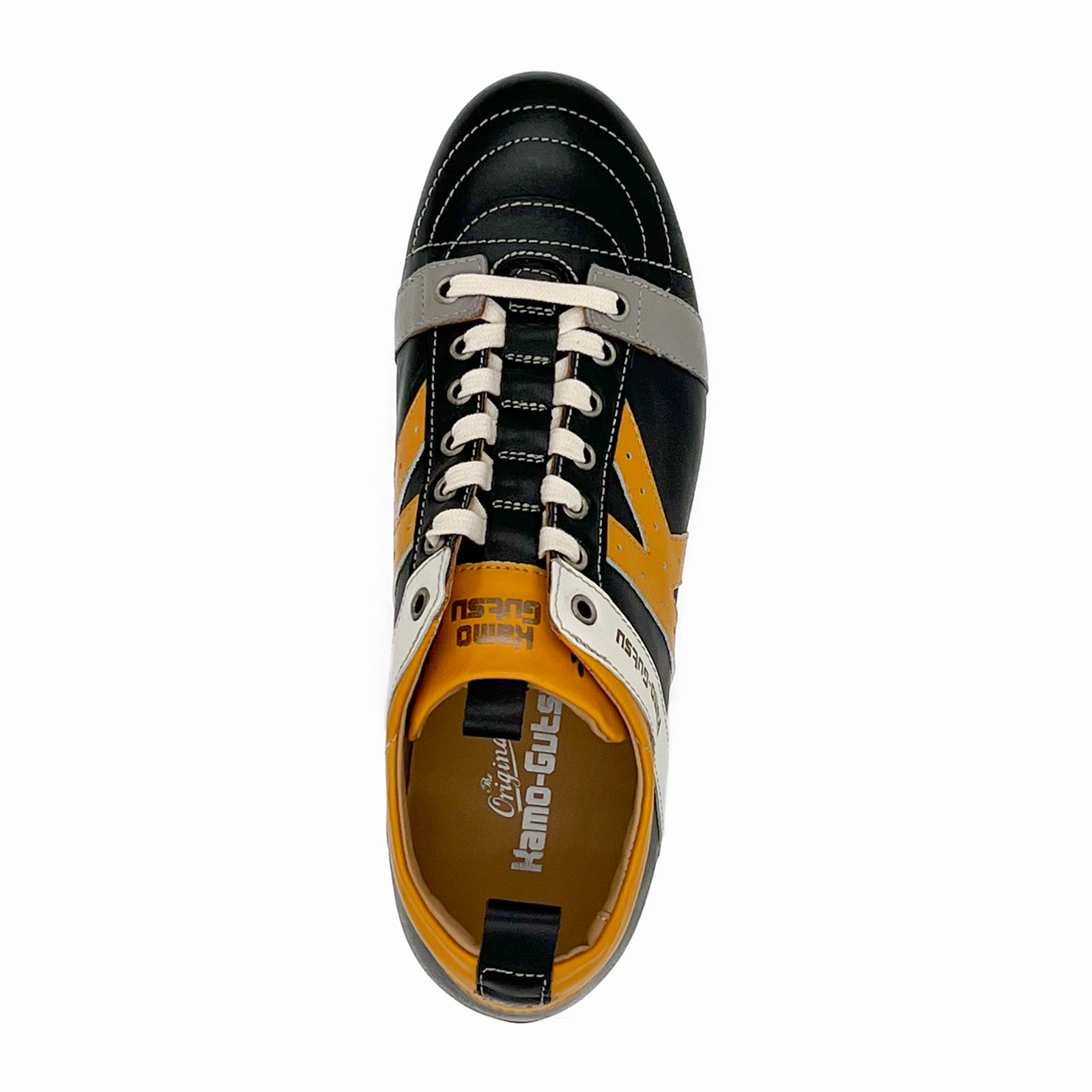 Shine Moment Flared-Hem Kamo-Gutsu TIFO 042 Low Sneaker (Men) - Black/Girasole