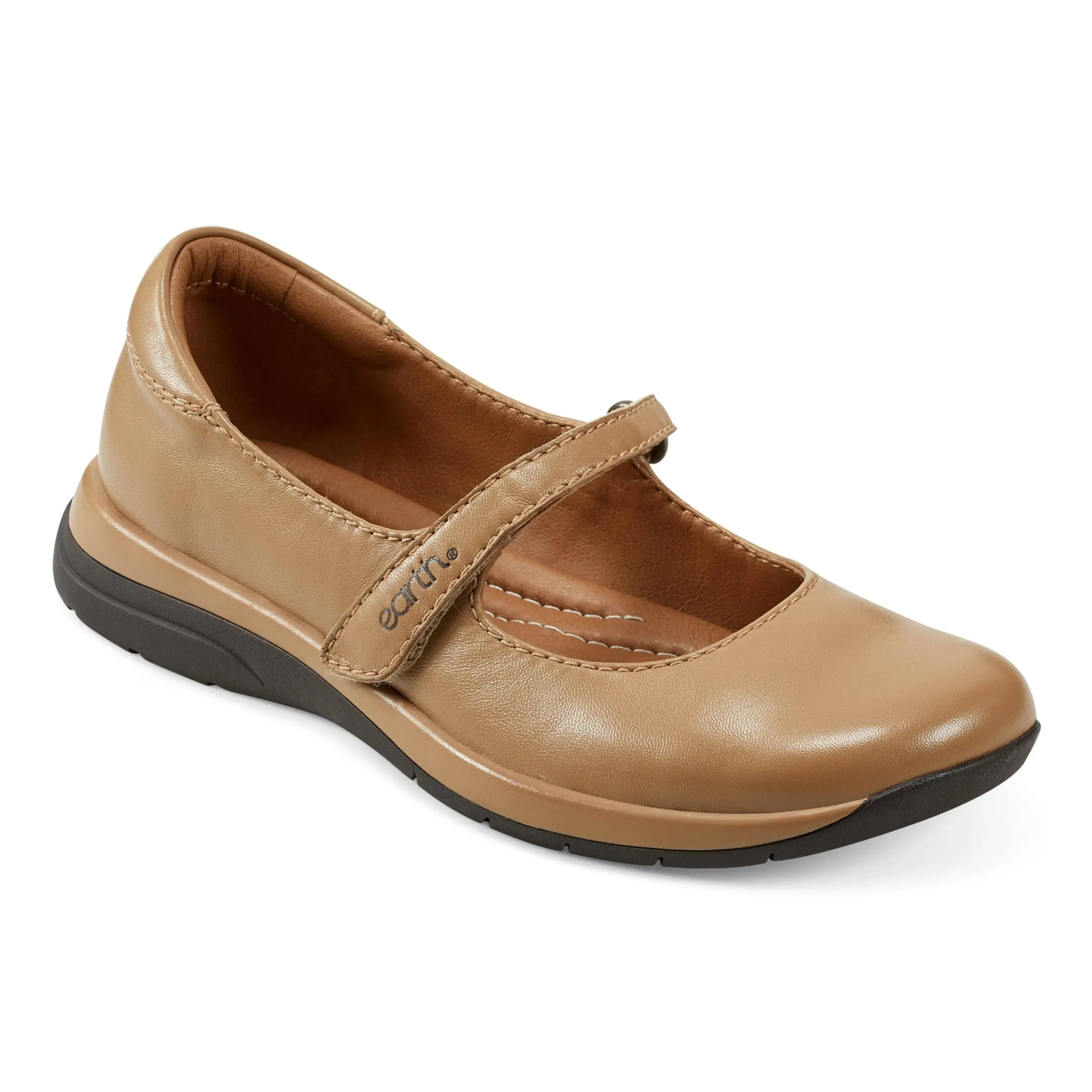 traveler mule Tose Lug Sole Square Toe Casual Ballet Flats