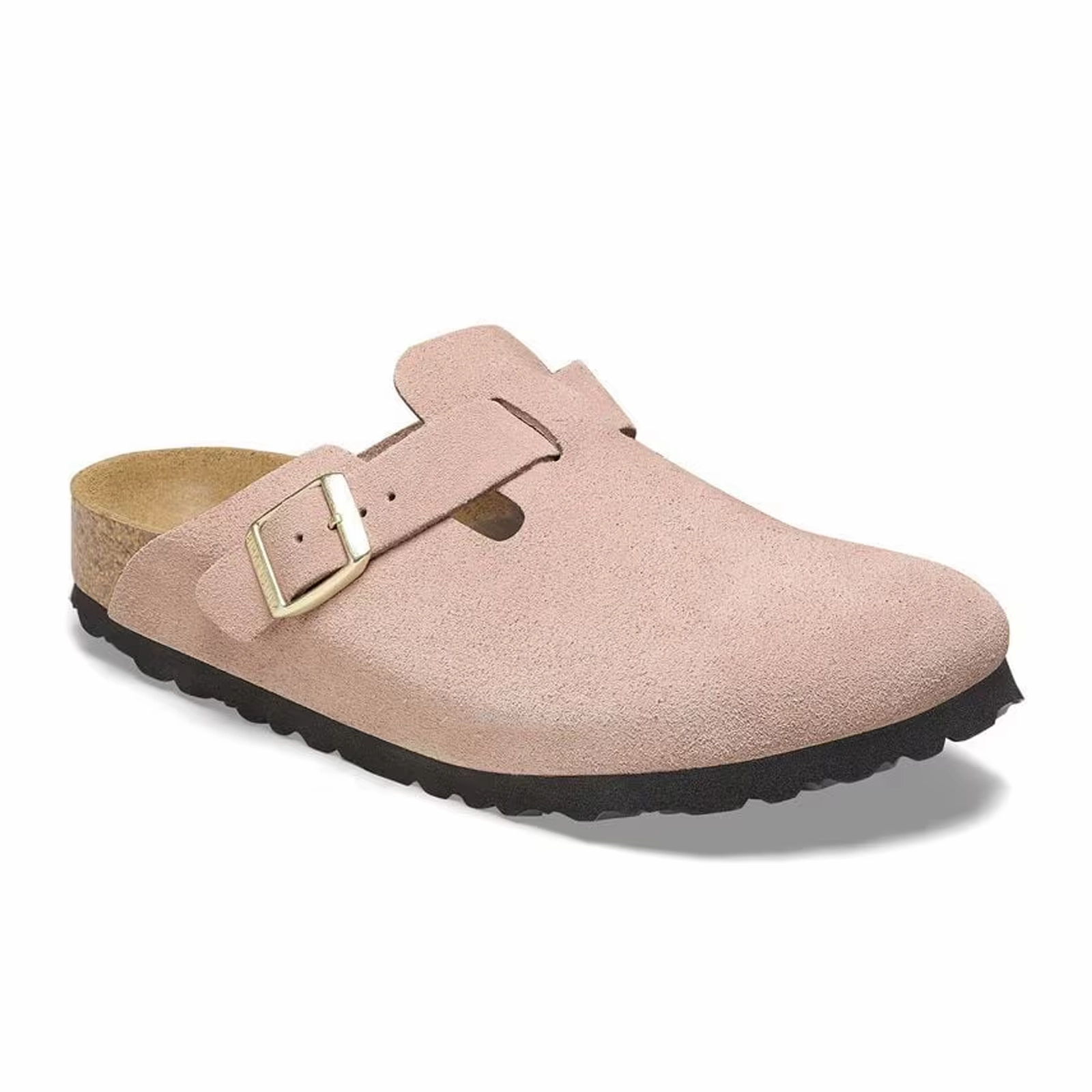 Bold Structure QuickDryTechnology Birkenstock Boston Narrow Clog (Women) - Light Rose Suede