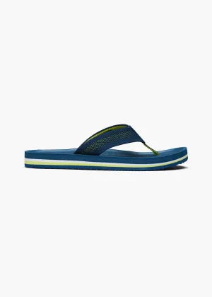 Napoli Flip Flop in Aegean Blue Tourist