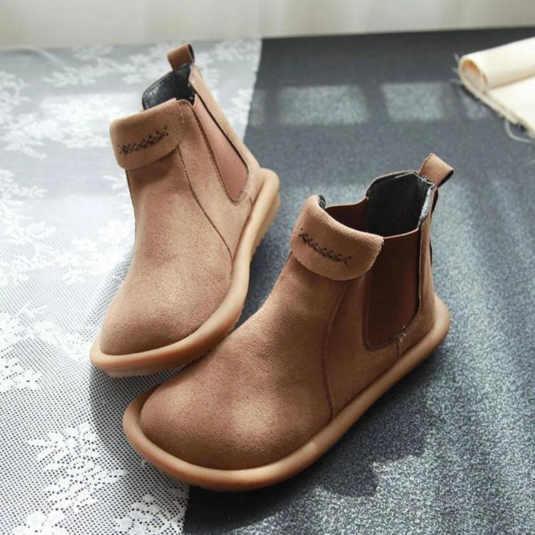 Ankle Support Elevated arch Babakud Women Winter Retro Suede Plus Velvet Martin Boots