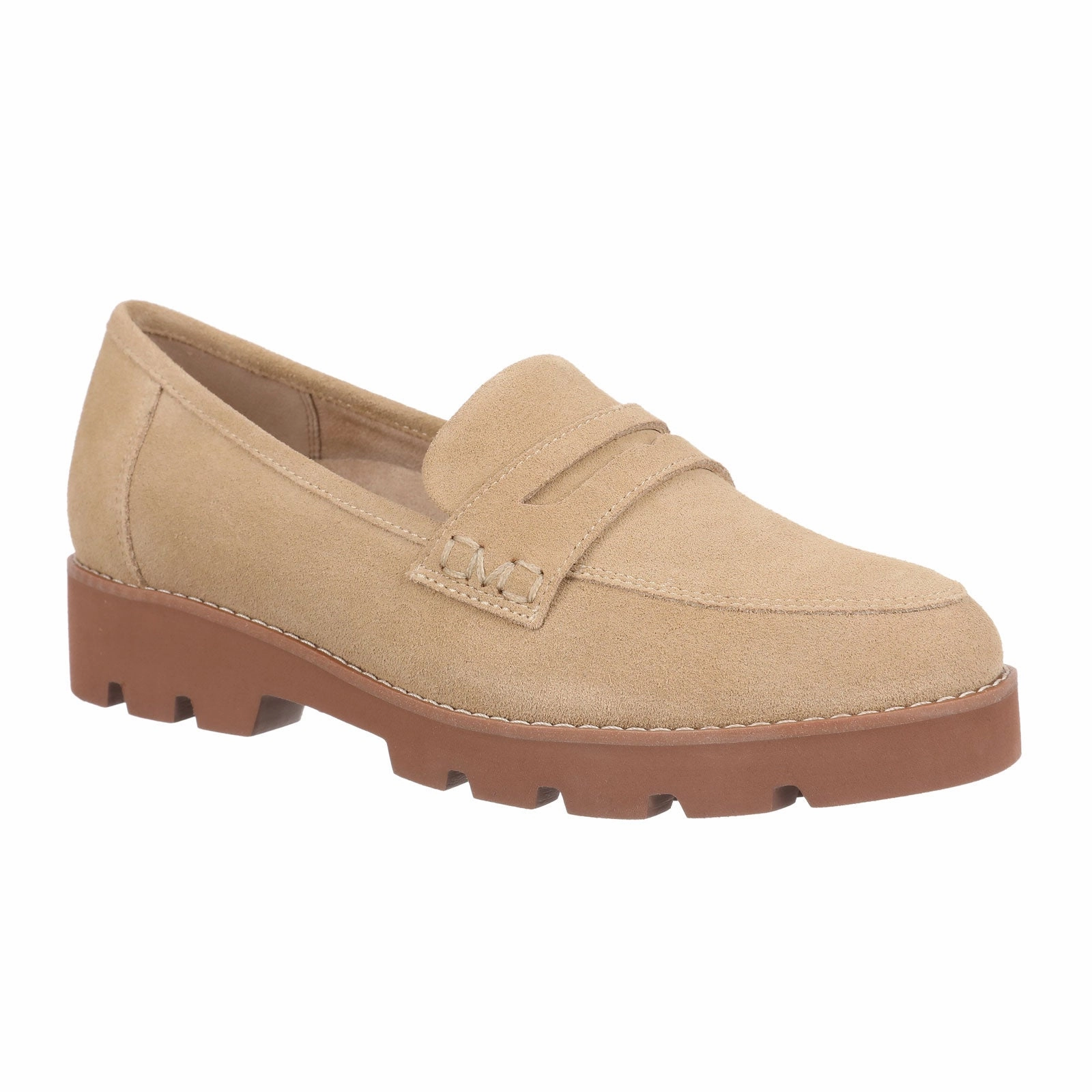 Picture Perfect Vionic Cheryl II Loafer (Women) - Beige Suede