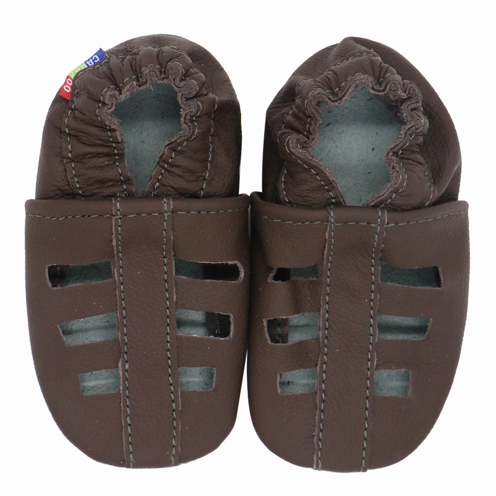 Non Slip Insole Grip texture - type Sandals Dark Brown up to 4 Years